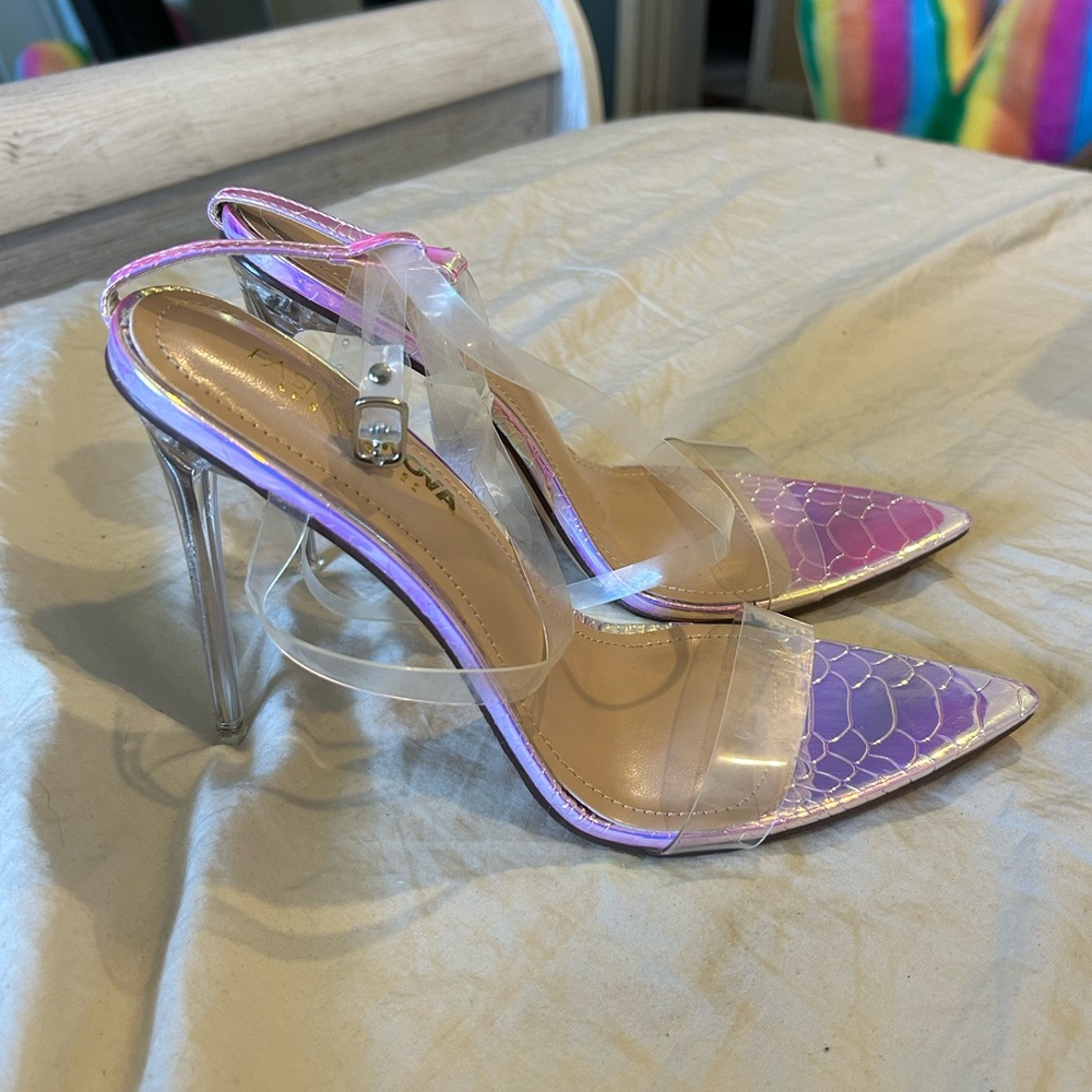 Holographic Heels from Fashion Nova